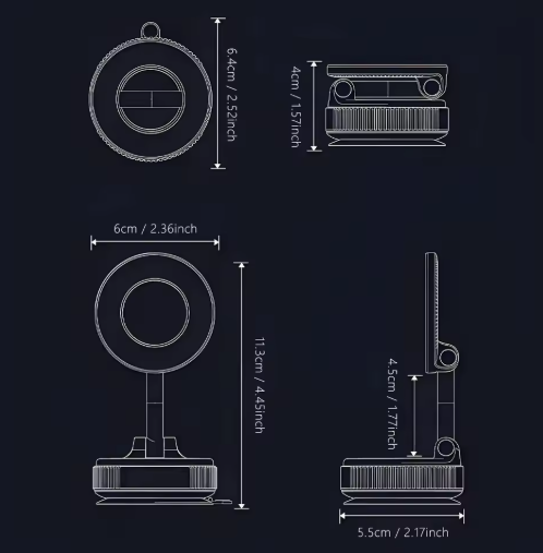 CozyWex™ Magnetic Car Phone Mount
