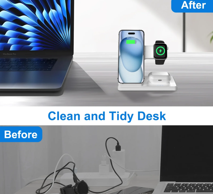 CozyWex™ 3-in-1 Magnetic Wireless Charging Station