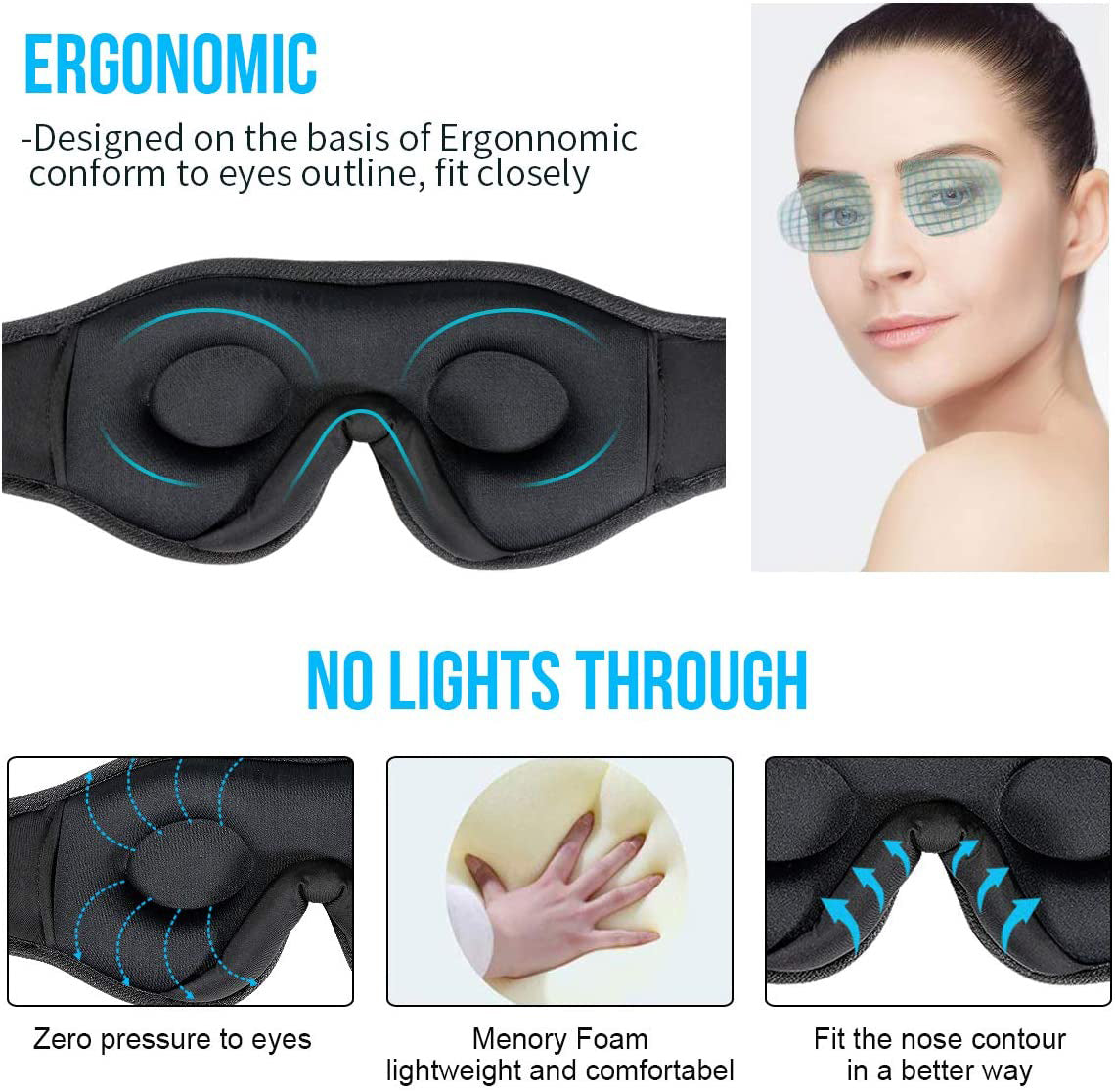 CozyWex™ Wireless Bluetooth Sleep Mask