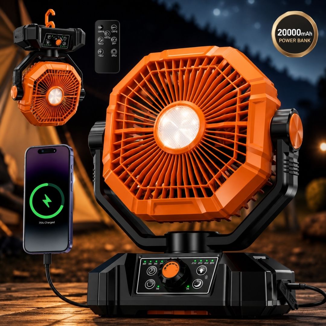 CozyBreeze™ Camping Fan Pro