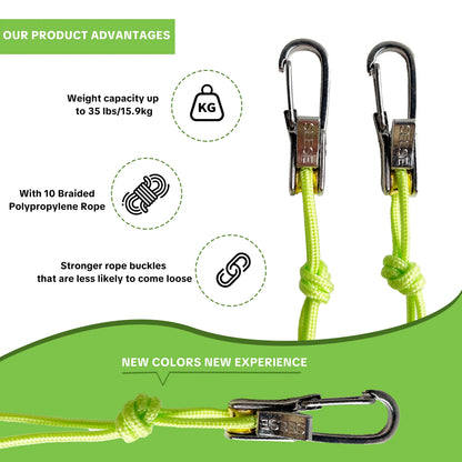 SEESE Retractable Buckle Rope-Adjustable Ropes 2026 New Rope Roller with Accessory Cord - Easy Secure Tie down for Outdoor,Camping, Marine Rope,And Boating Guy Lines ,Tools Gadgets,Truck Stuff ,Car Essentials