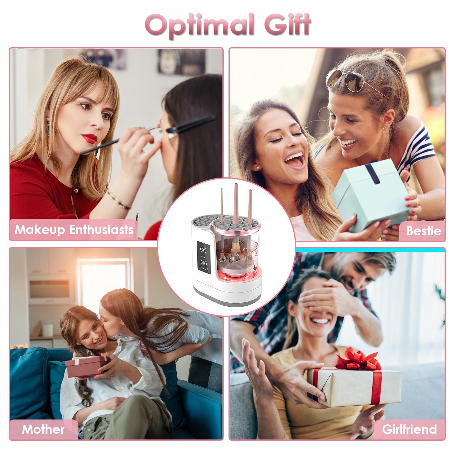 CozyWex™ 4-in-1 Automatic Makeup Brush Cleaner