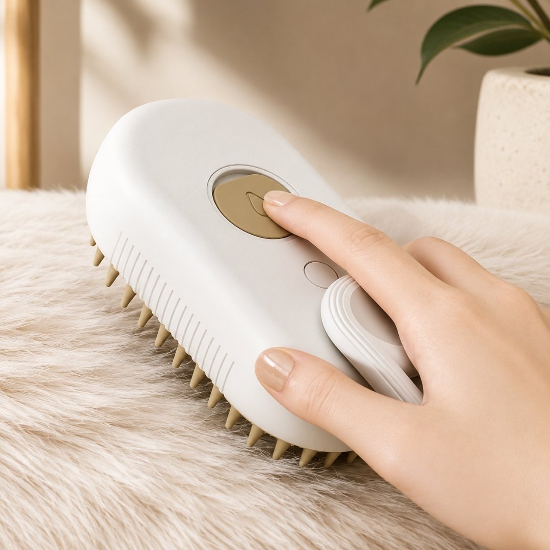 CozyWex™ Steam Pet Grooming Brush