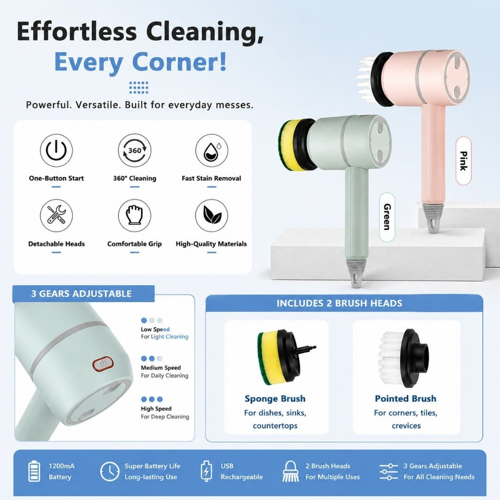 CozyClean™ Spin Scrubber