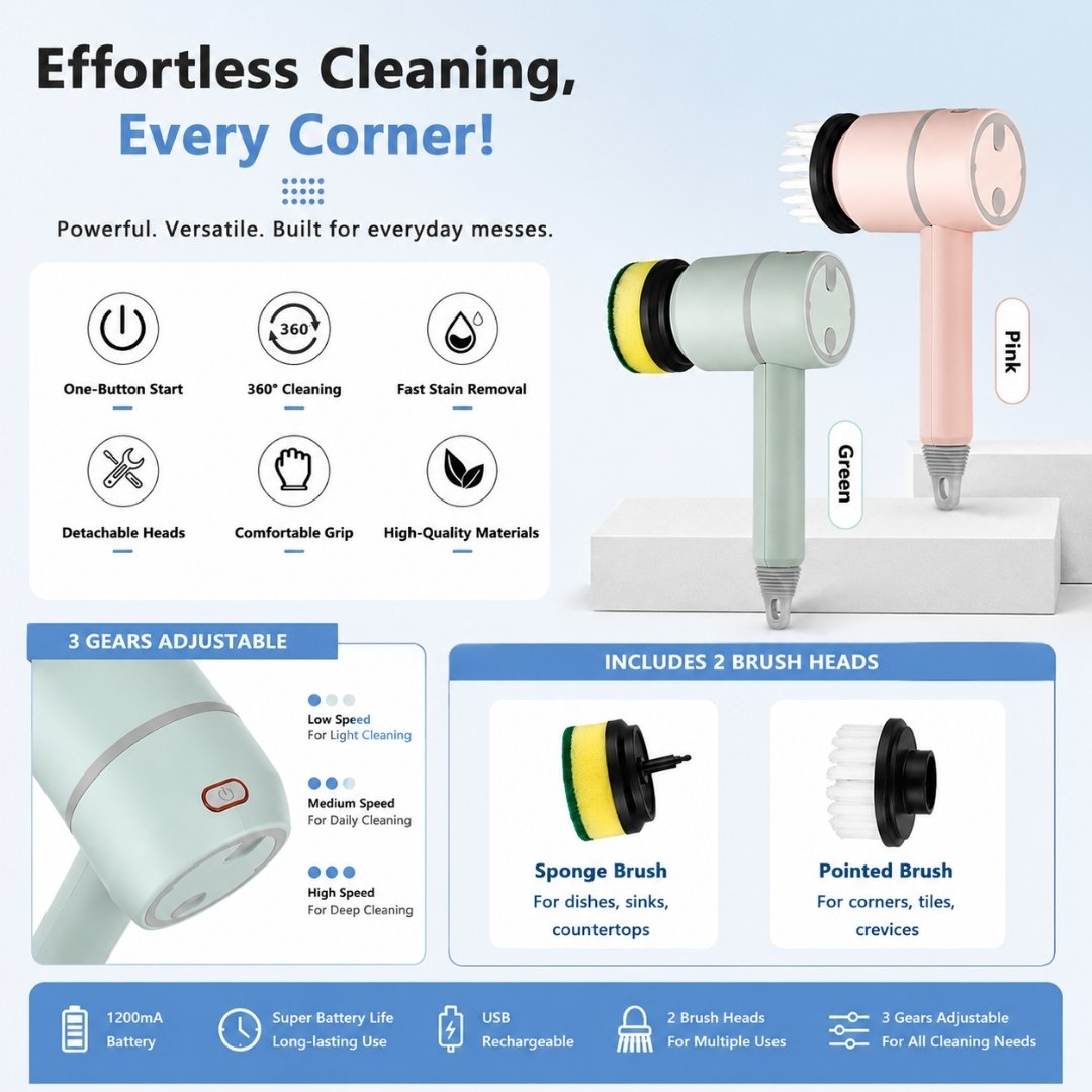 CozyClean™ Spin Scrubber