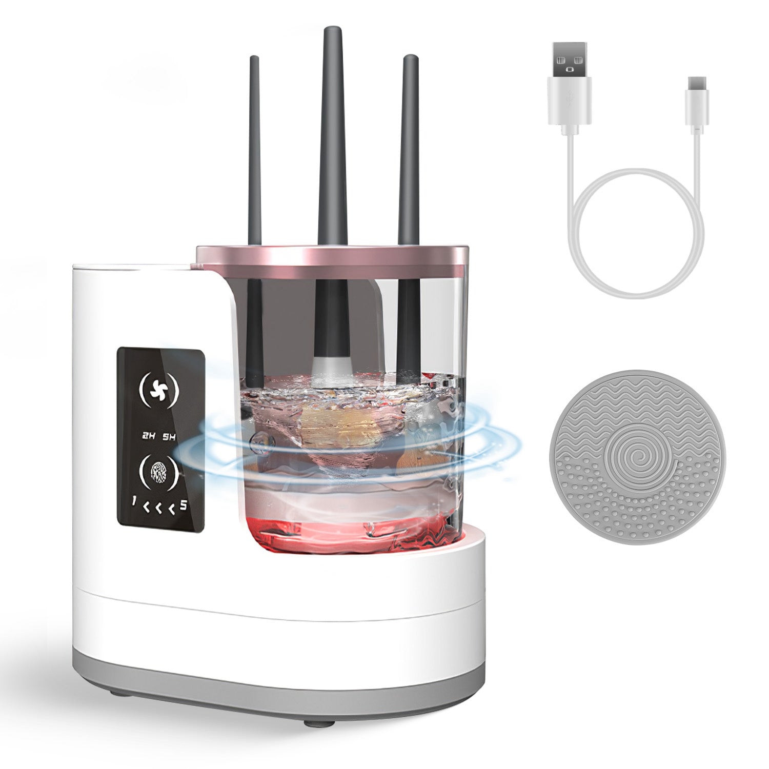 CozyWex™ 4-in-1 Automatic Makeup Brush Cleaner