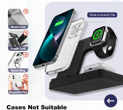 CozyWex™ 3-in-1 Magnetic Wireless Charging Station
