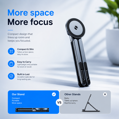 CozyDesk™ 3-in-1 Magnetic Laptop Stand