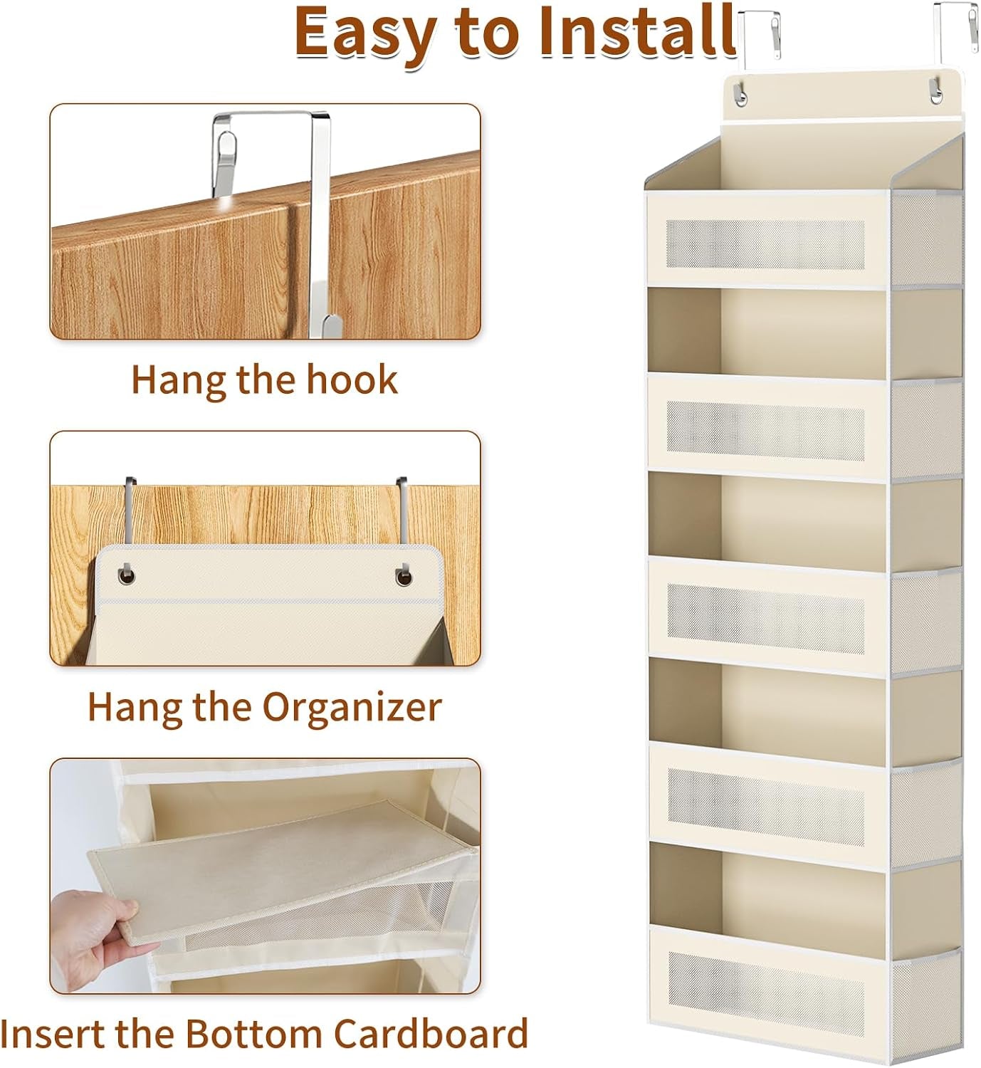 CozyWex™ Over Door Storage Organizer