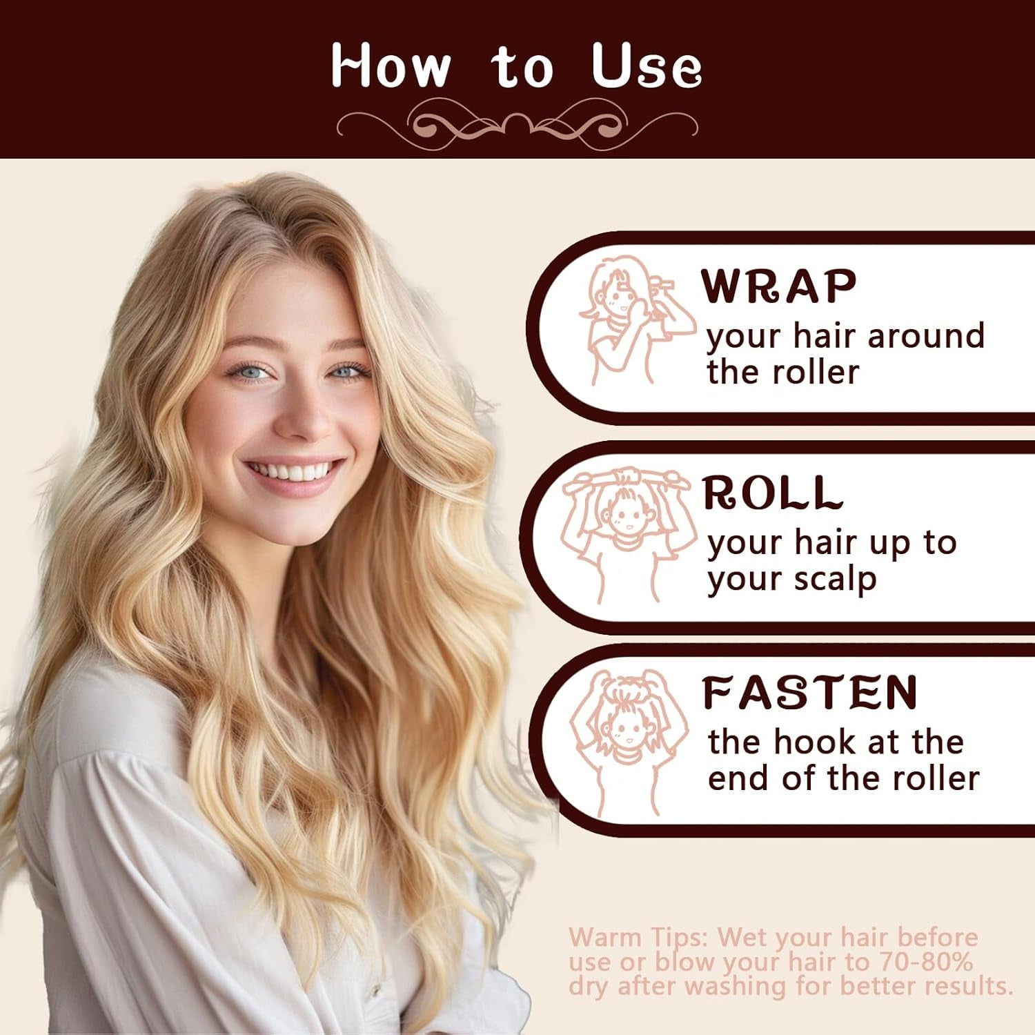 CozyWex™ Heatless Hair Curling Set