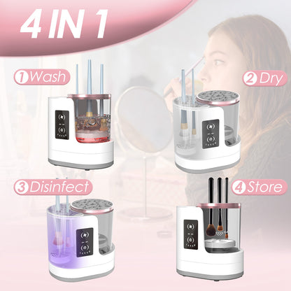 CozyWex™ 4-in-1 Automatic Makeup Brush Cleaner