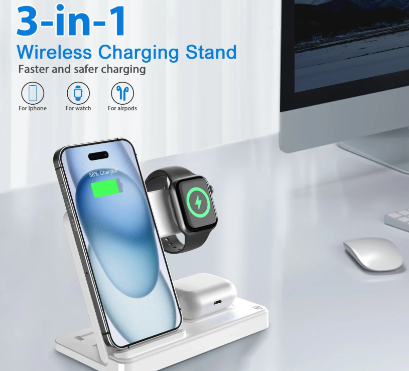 CozyWex™ 3-in-1 Magnetic Wireless Charging Station