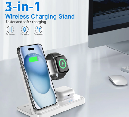 CozyWex™ 3-in-1 Magnetic Wireless Charging Station