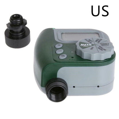 Digital garden water timer with US connector attachment