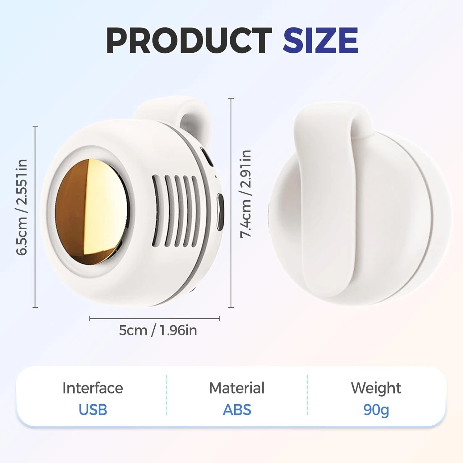 CozyWex™ Portable Bladeless Clip Fan