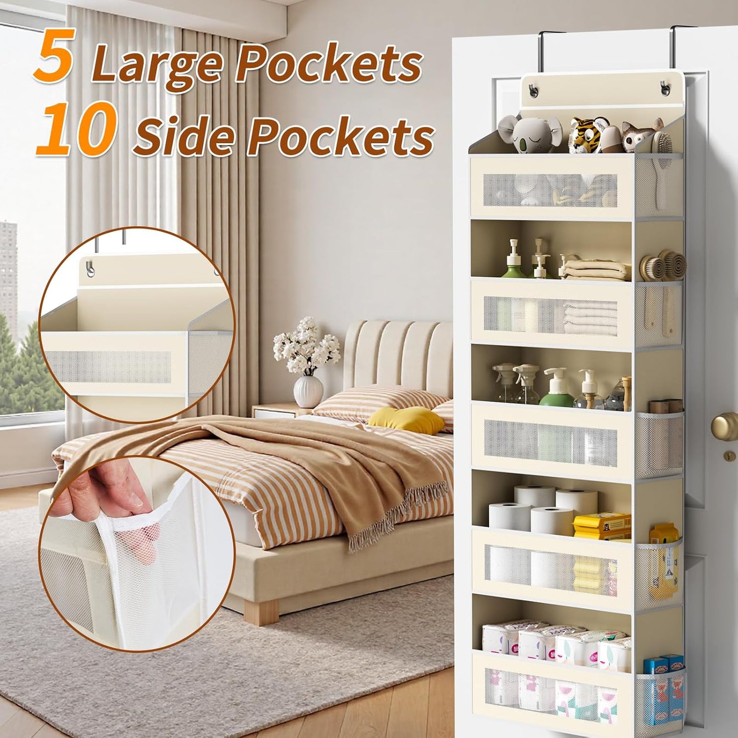 CozyWex™ Over Door Storage Organizer