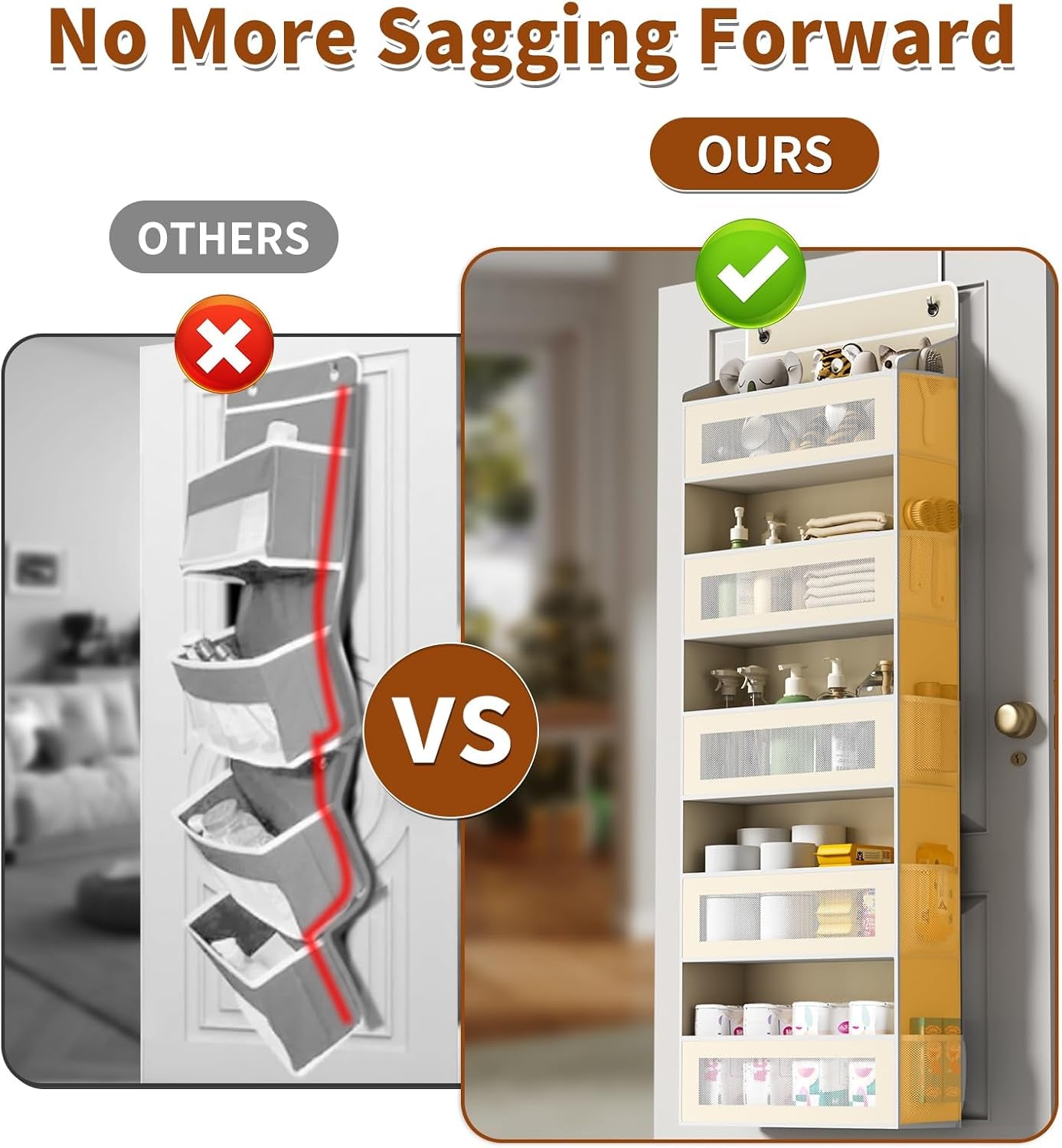 CozyWex™ Over Door Storage Organizer
