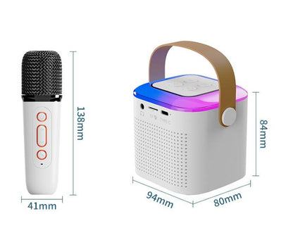 Portable karaoke machine dimensions with wireless microphone measurements